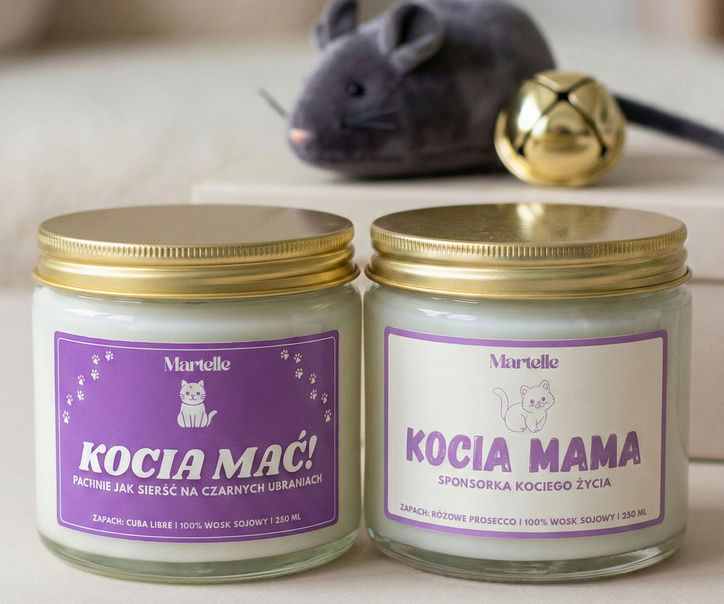 Zestaw Świec "Kociara 100%"