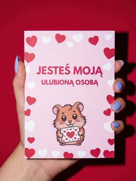 Kartka miłosna - Jesteś moją ulubioną osobą