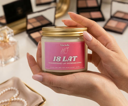 18 lat - świeca sojowa (250 ml)