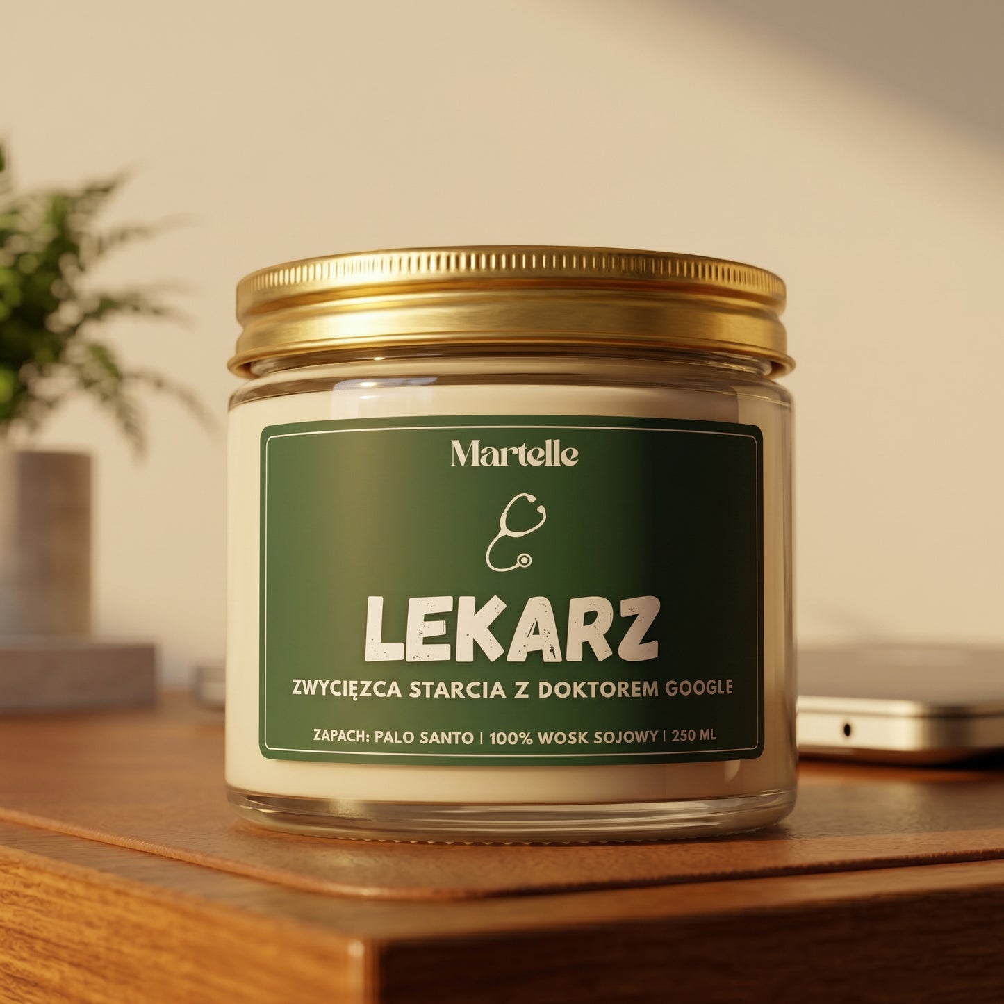 Lekarz - świeca sojowa (250 ml)