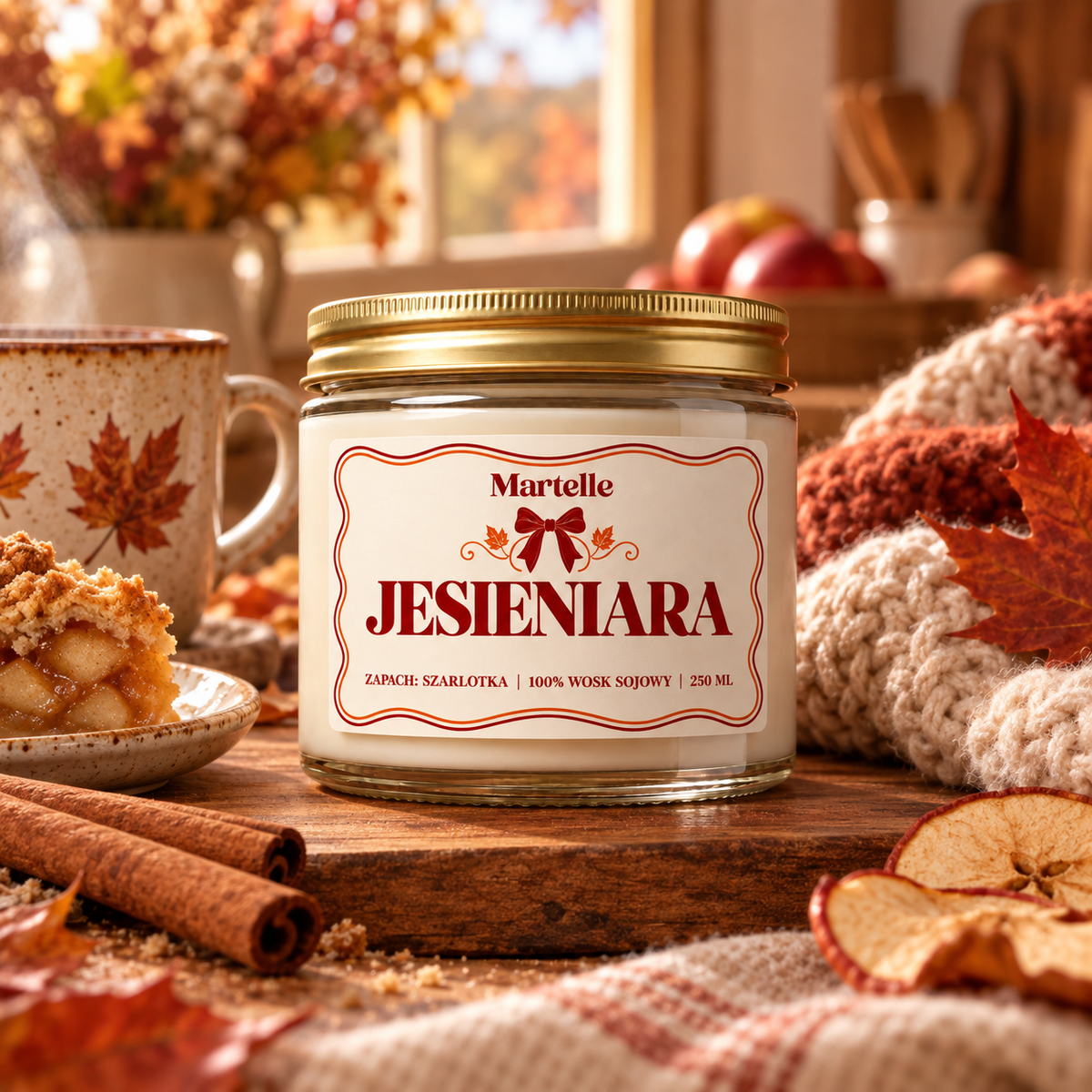 Jesieniara – świeca sojowa (250 ml)