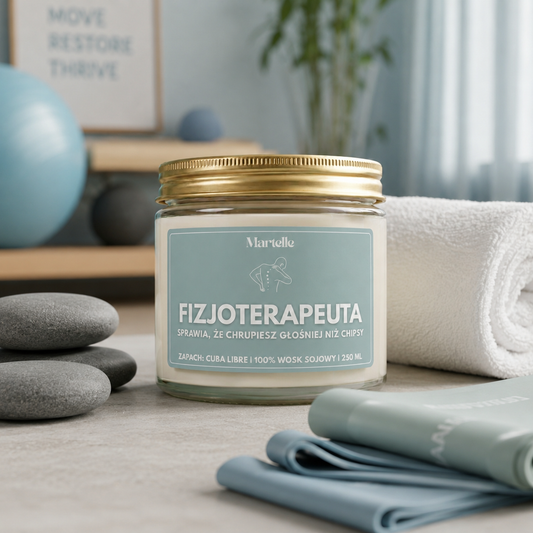 Fizjoterapeuta - świeca sojowa (250 ml)