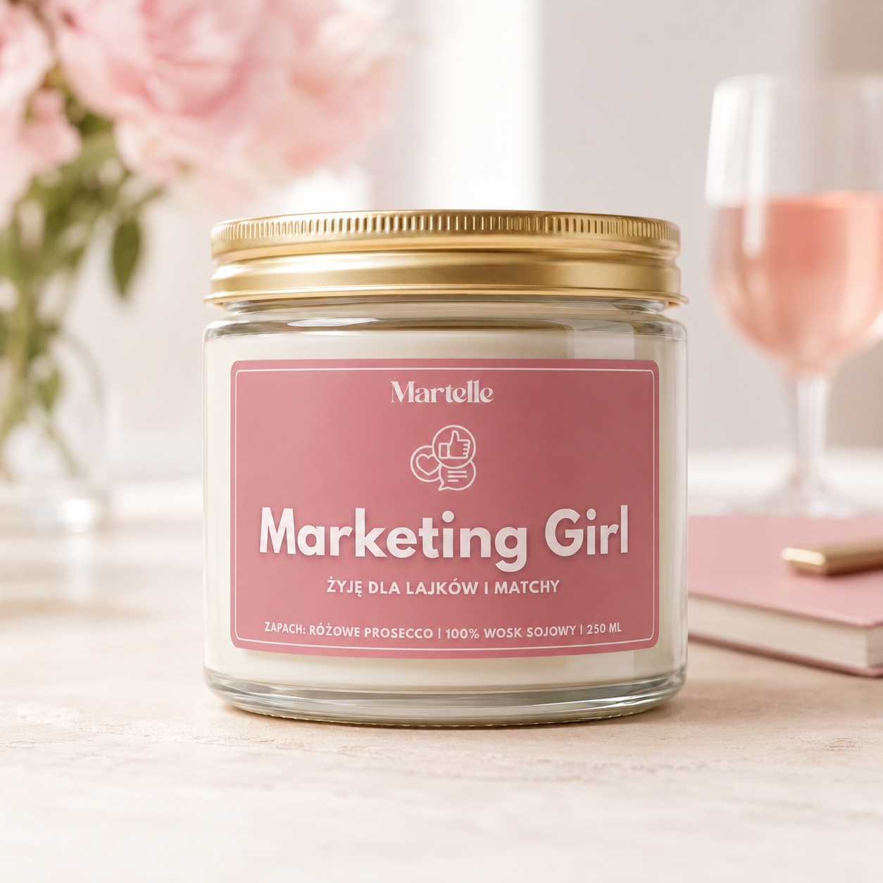 Marketing Girl - świeca sojowa (250 ml)