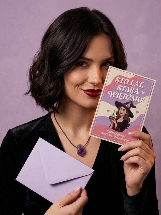 Kartka dla przyjaciółki - Sto lat, stara wiedźmo