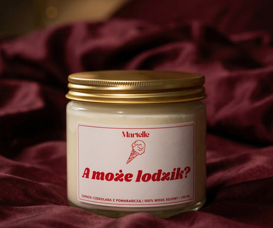 A może lodzik? - świeca sojowa (250 ml)
