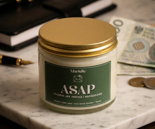Asap - świeca sojowa (250 ml)