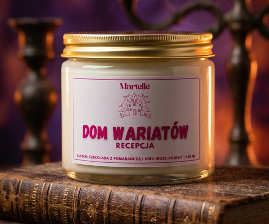 Dom wariatów - świeca sojowa (250 ml)