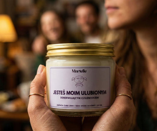 Jesteś moim ulubionym - świeca sojowa (250 ml)