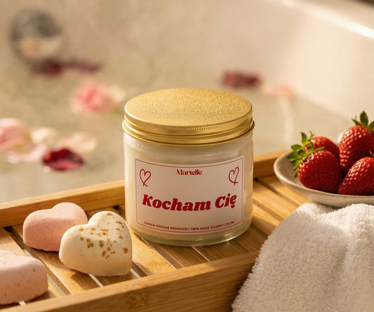 Kocham cię - świeca sojowa (250 ml)