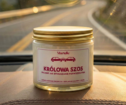 Królowa szos - świeca sojowa (250 ml)