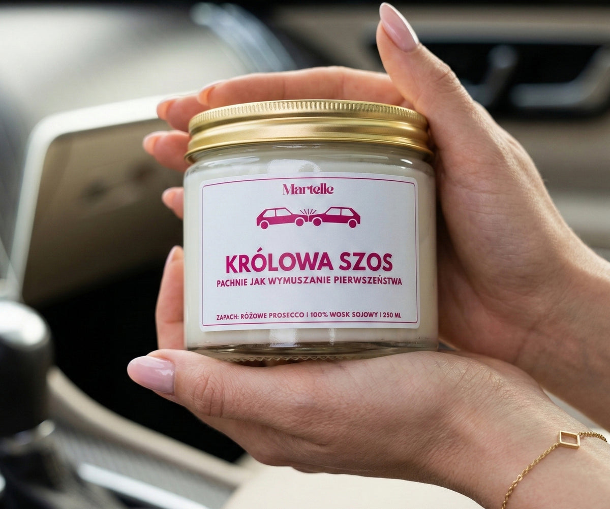 Królowa szos - świeca sojowa (250 ml)