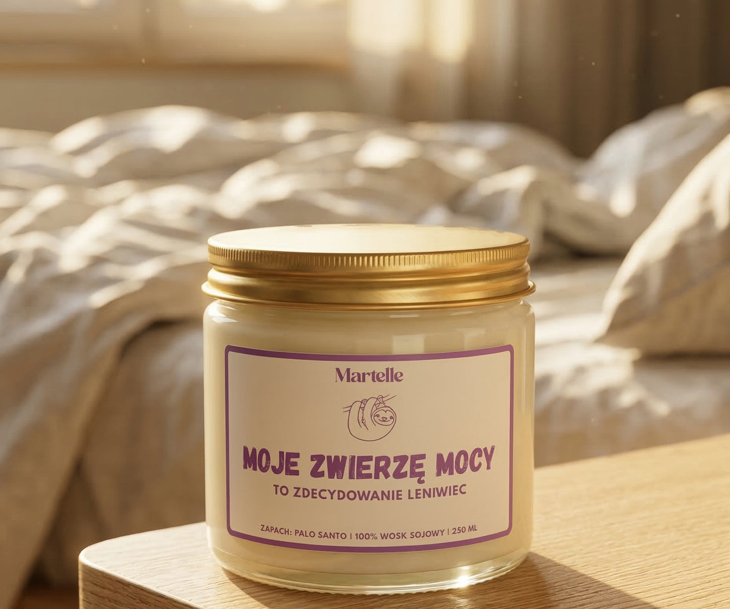 Moje zwierzę mocy - świeca sojowa (250 ml)