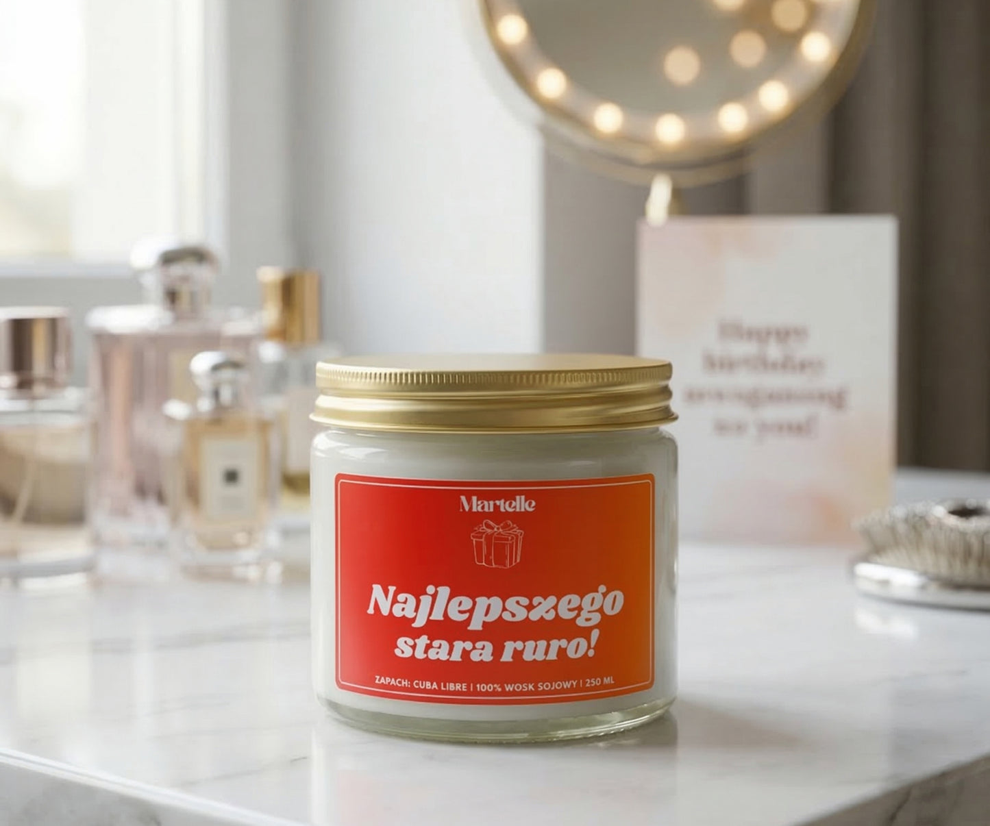 Najlepszego stara ruro! - świeca sojowa (250 ml)
