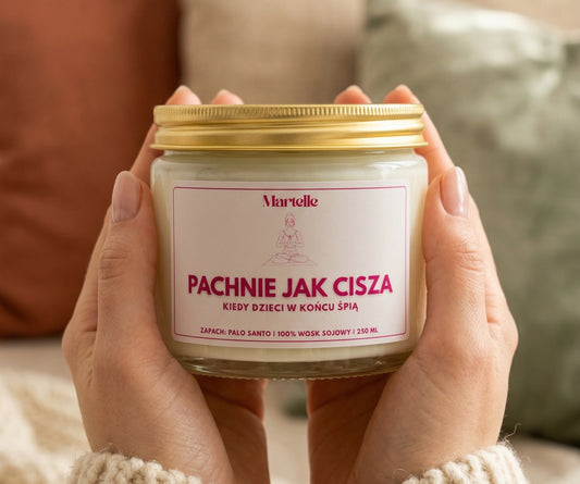 Pachnie jak cisza - świeca sojowa (250 ml)
