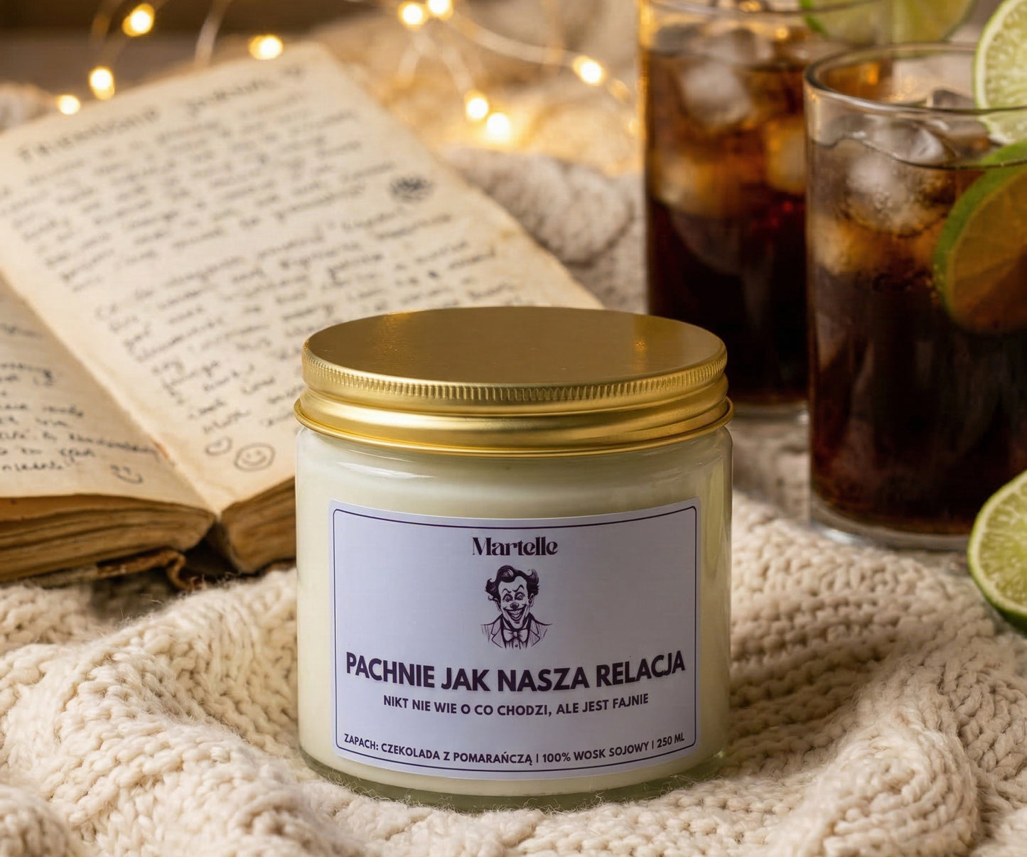 Pachnie jak nasza relacja - świeca sojowa (250 ml)