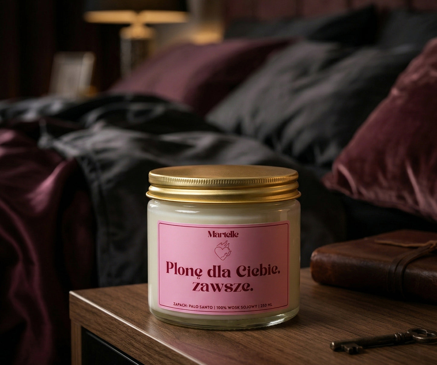 Płonę dla ciebie - świeca sojowa (250 ml)