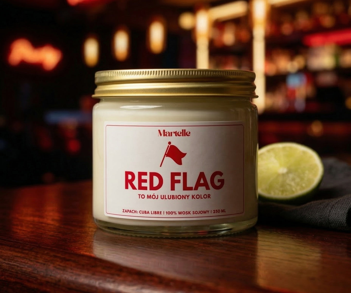 Red flag - świeca sojowa (250 ml)
