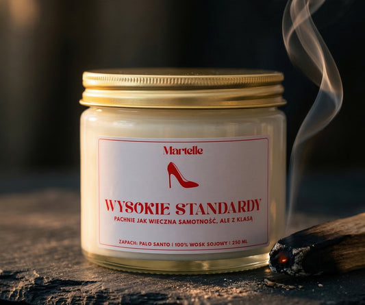 Wysokie standardy - świeca sojowa (250 ml)