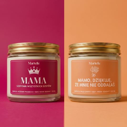 Zestaw Świec "Mama Na Medal" - prezent dla mamy