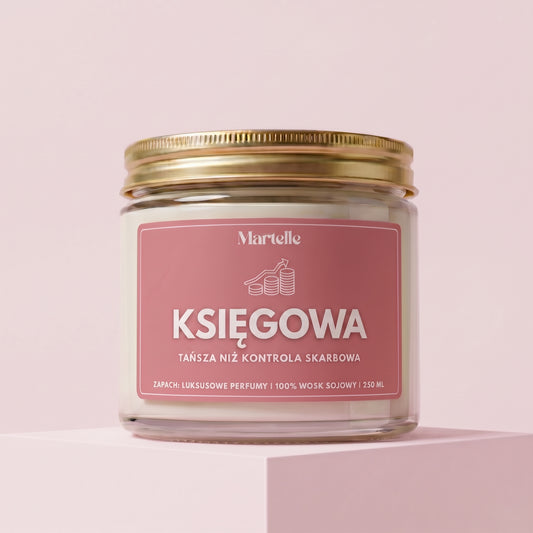 Księgowa - świeca sojowa (250 ml)