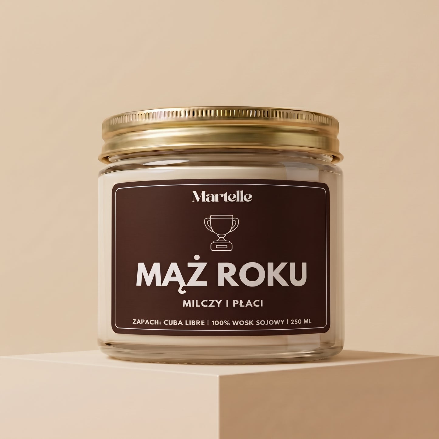 Mąż Roku  - świeca sojowa (250 ml)