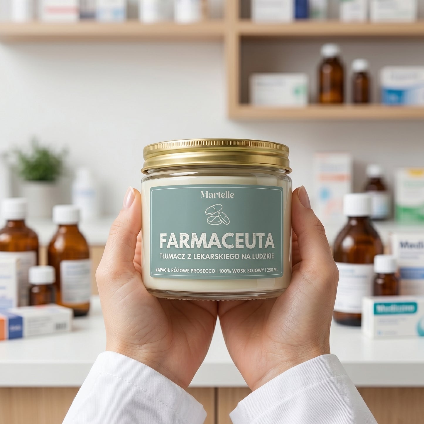 Farmaceuta - świeca sojowa (250 ml)