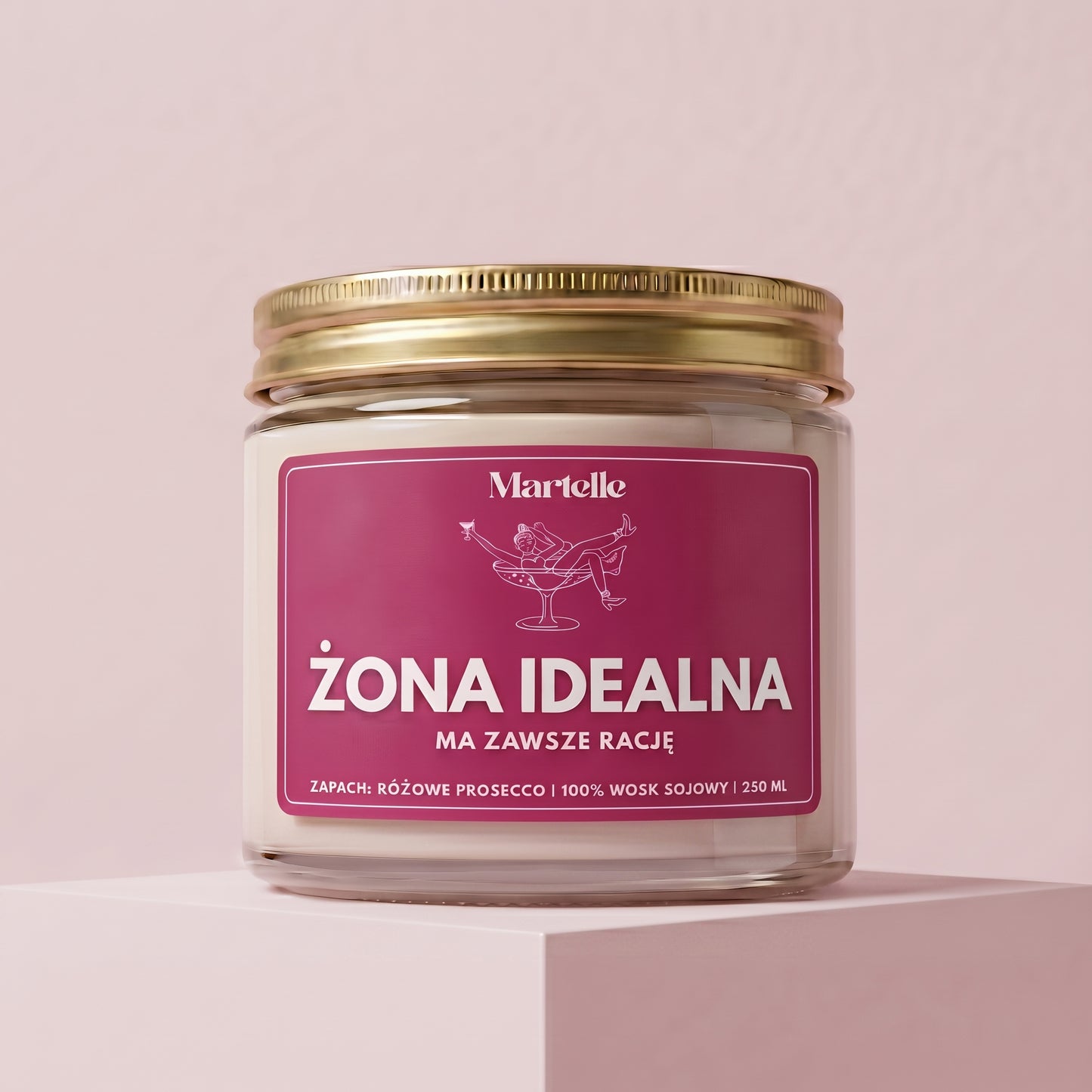 Żona idealna  - świeca sojowa (250 ml)