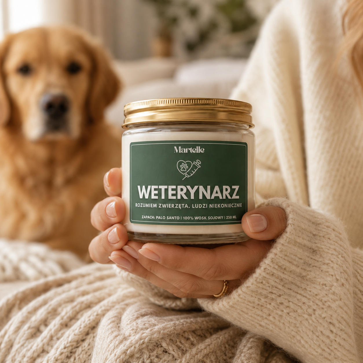 Weterynarz  - świeca sojowa (250 ml)