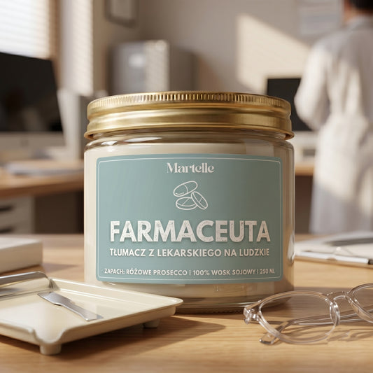 Farmaceuta - świeca sojowa (250 ml)