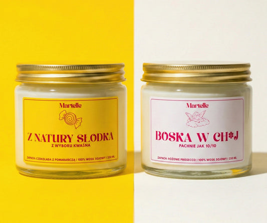 Zestaw Świec "Zabójczo Boska"