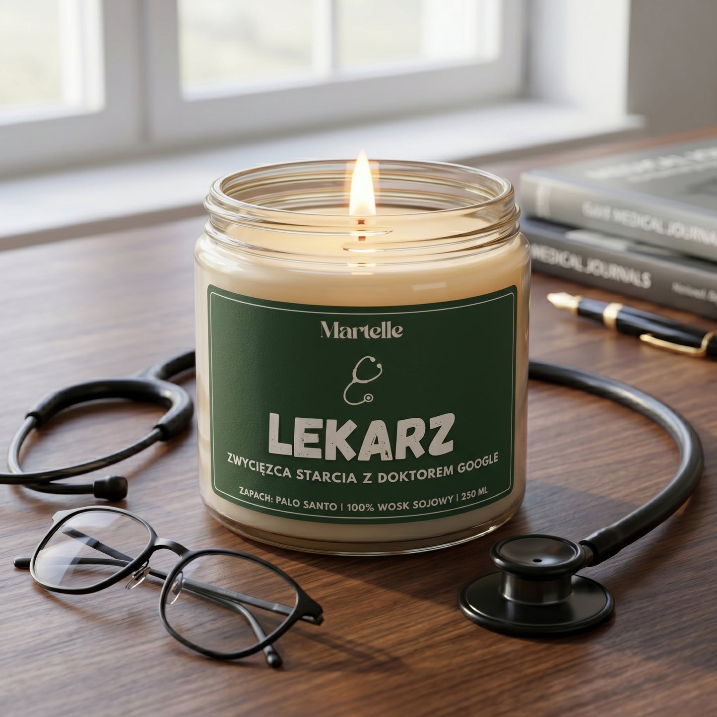 Lekarz - świeca sojowa (250 ml)