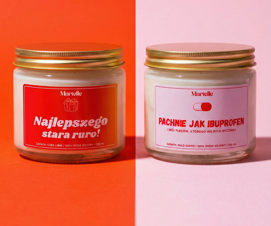 Zestaw Świec "Urodzinowa Apteczka"