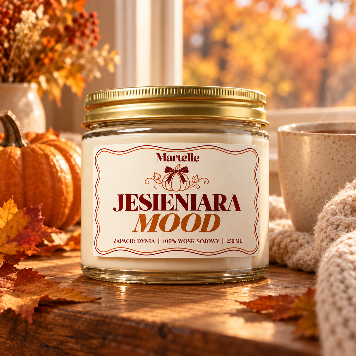 Jesieniara mood – świeca sojowa (250 ml)