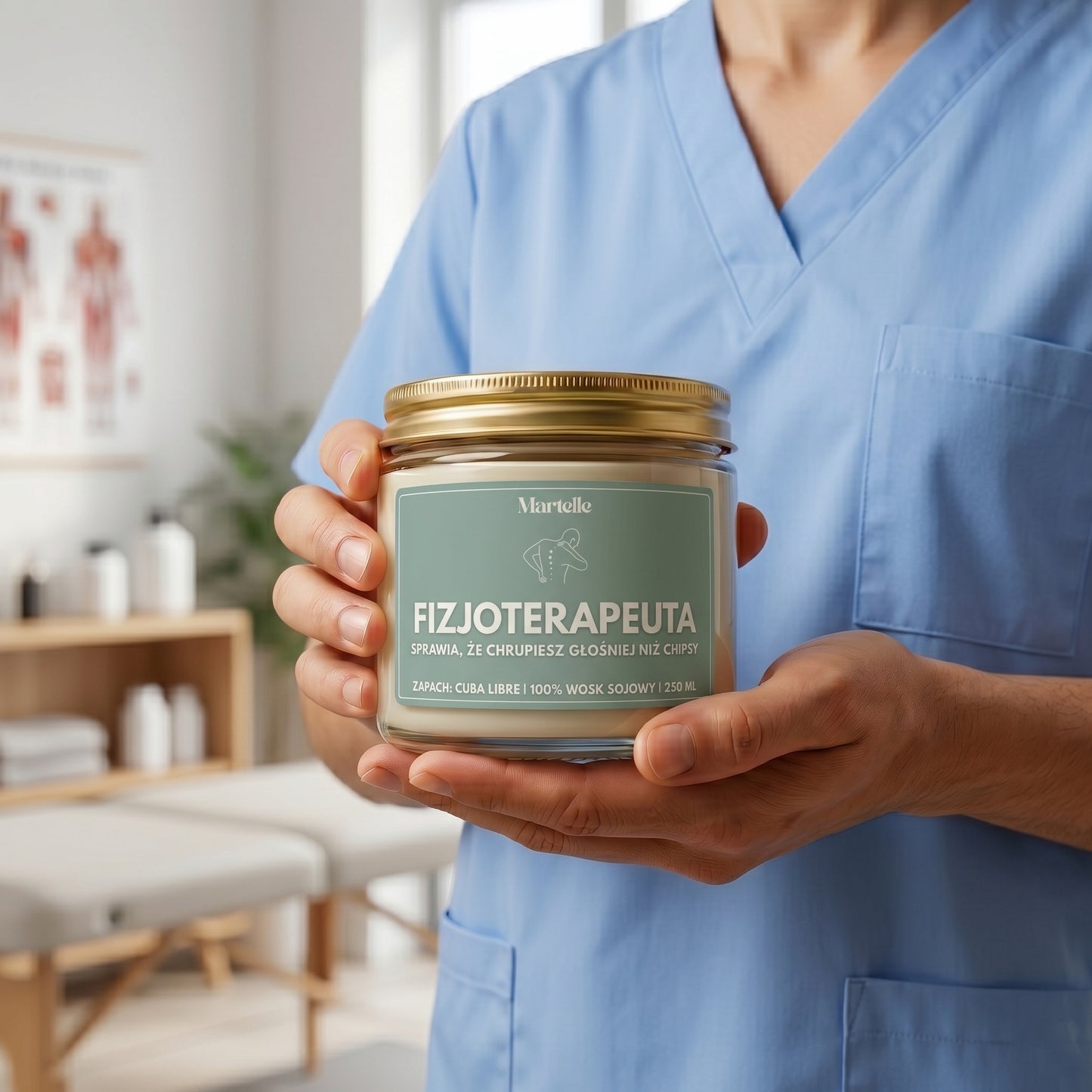 Fizjoterapeuta - świeca sojowa (250 ml)