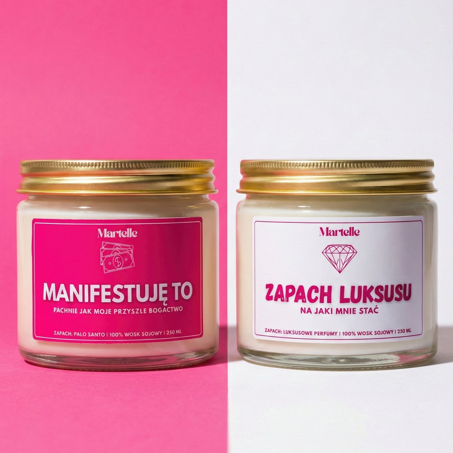 Zestaw Świec "Manifestacja Luksusu"
