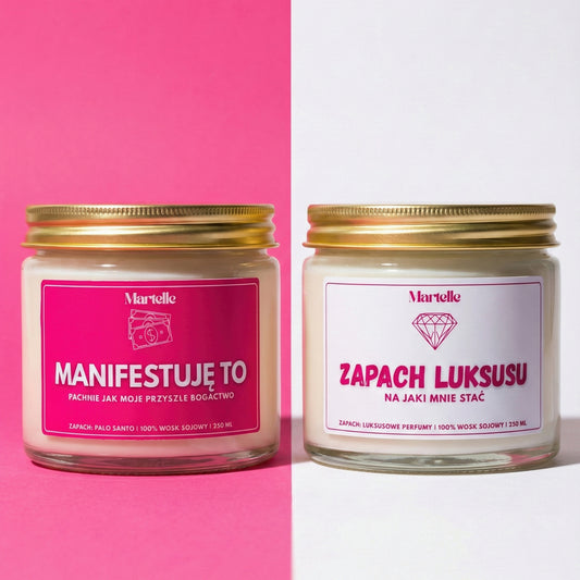 Zestaw Świec "Manifestacja Luksusu"