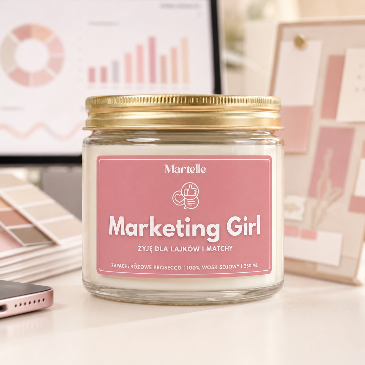 Marketing Girl - świeca sojowa (250 ml)