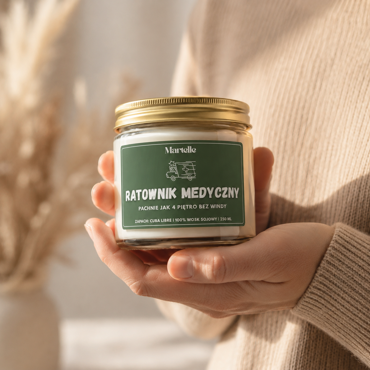 Ratownik medyczny  - świeca sojowa (250 ml)