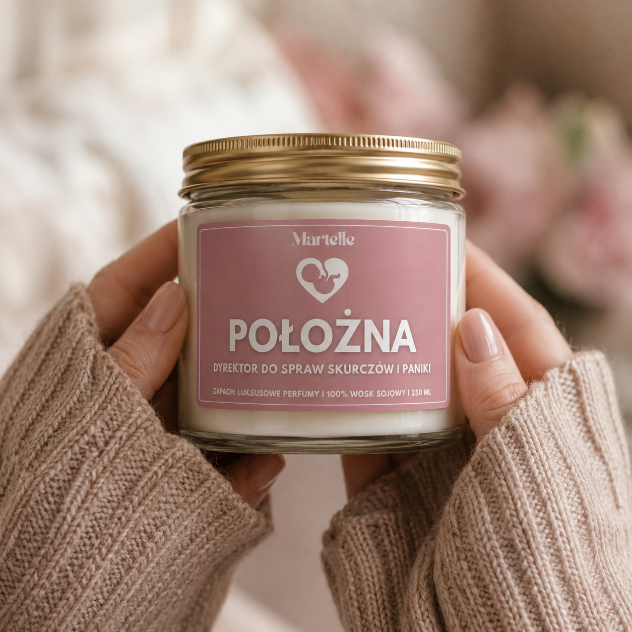 Położna  - świeca sojowa (250 ml)