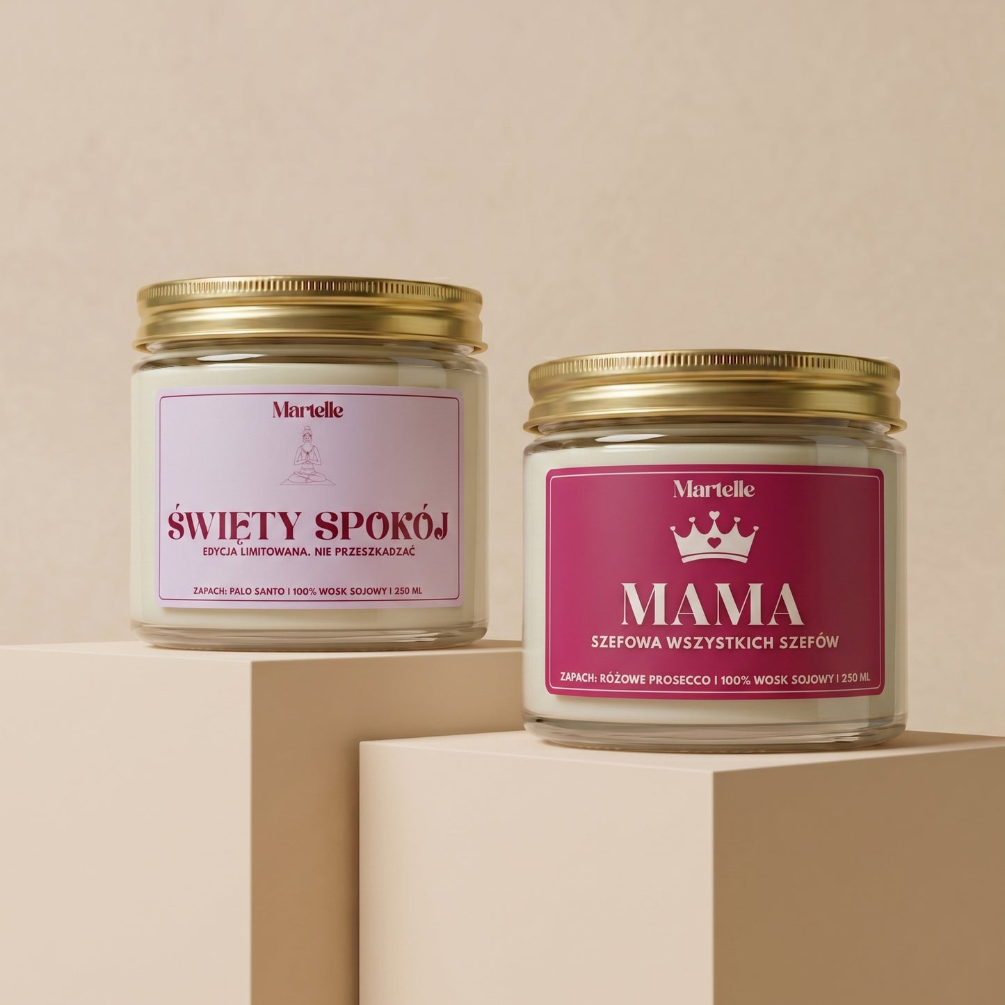 Zestaw Świec "Mama Ma Przerwę"