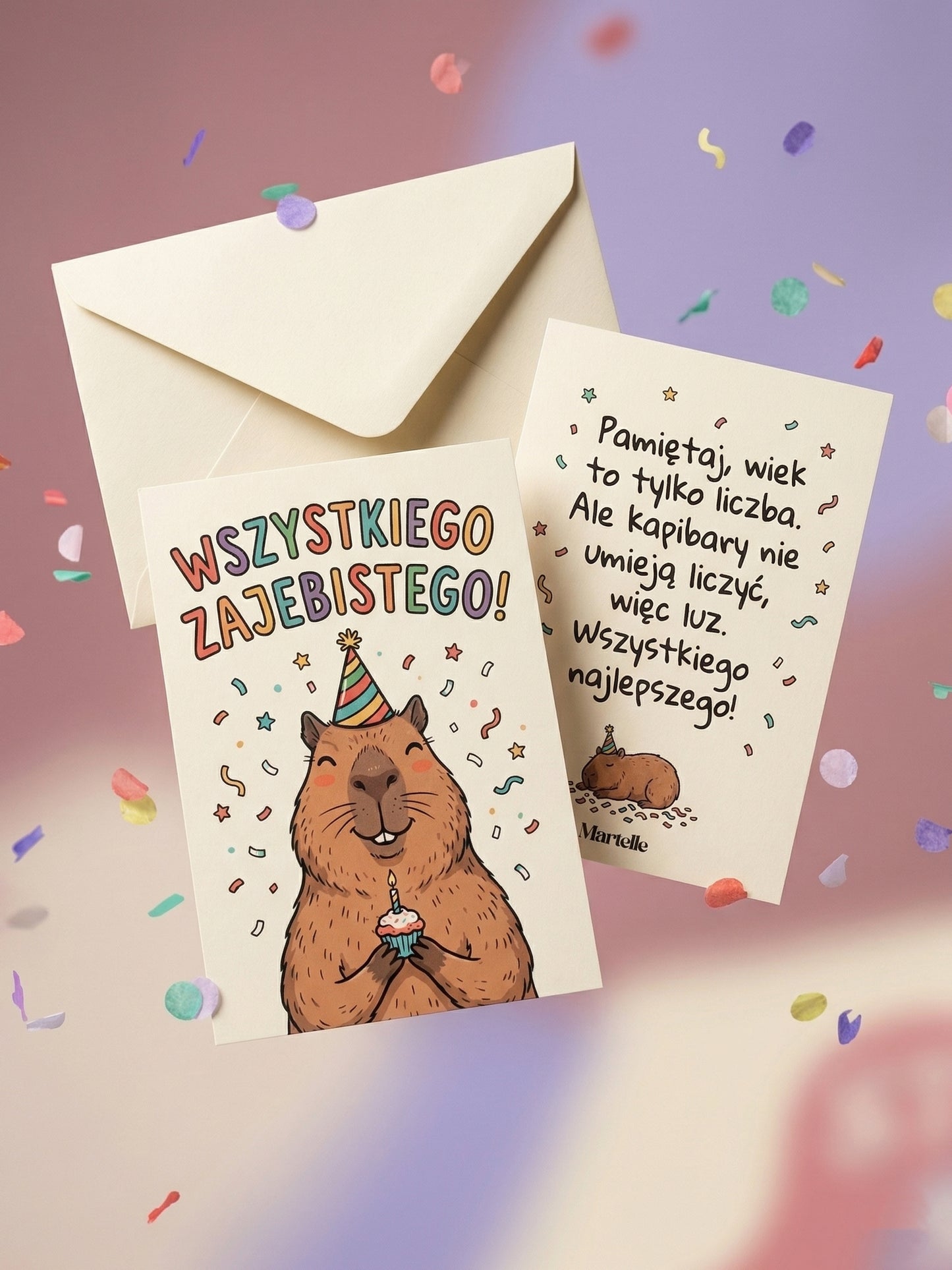 Kartka urodzinowa - Wszystkiego zajebistego!