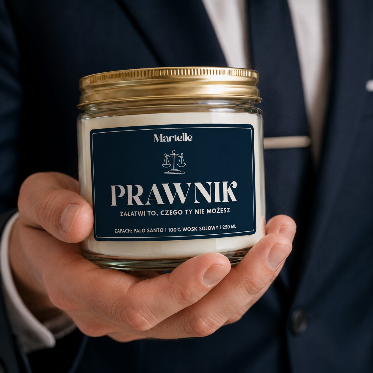 Prawnik - świeca sojowa (250 ml)