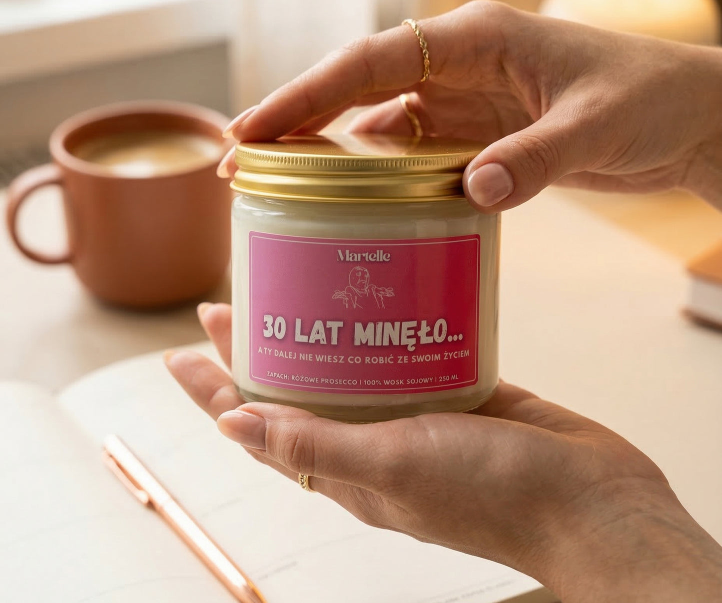 30 lat minęło... - świeca sojowa (250 ml)