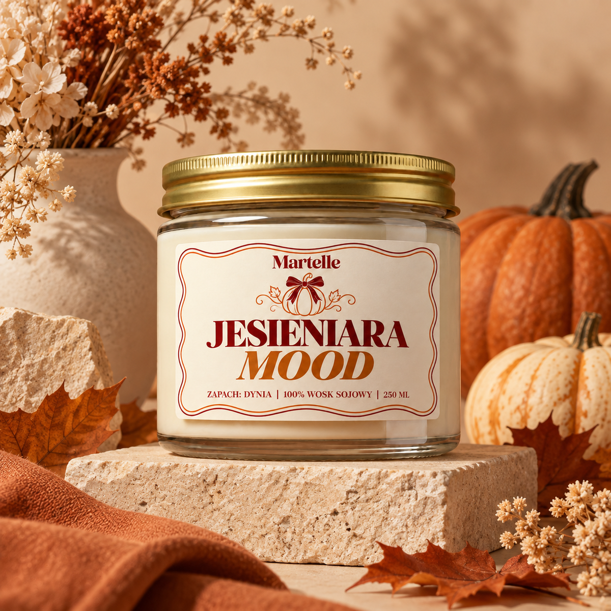 Jesieniara mood – świeca sojowa (250 ml)