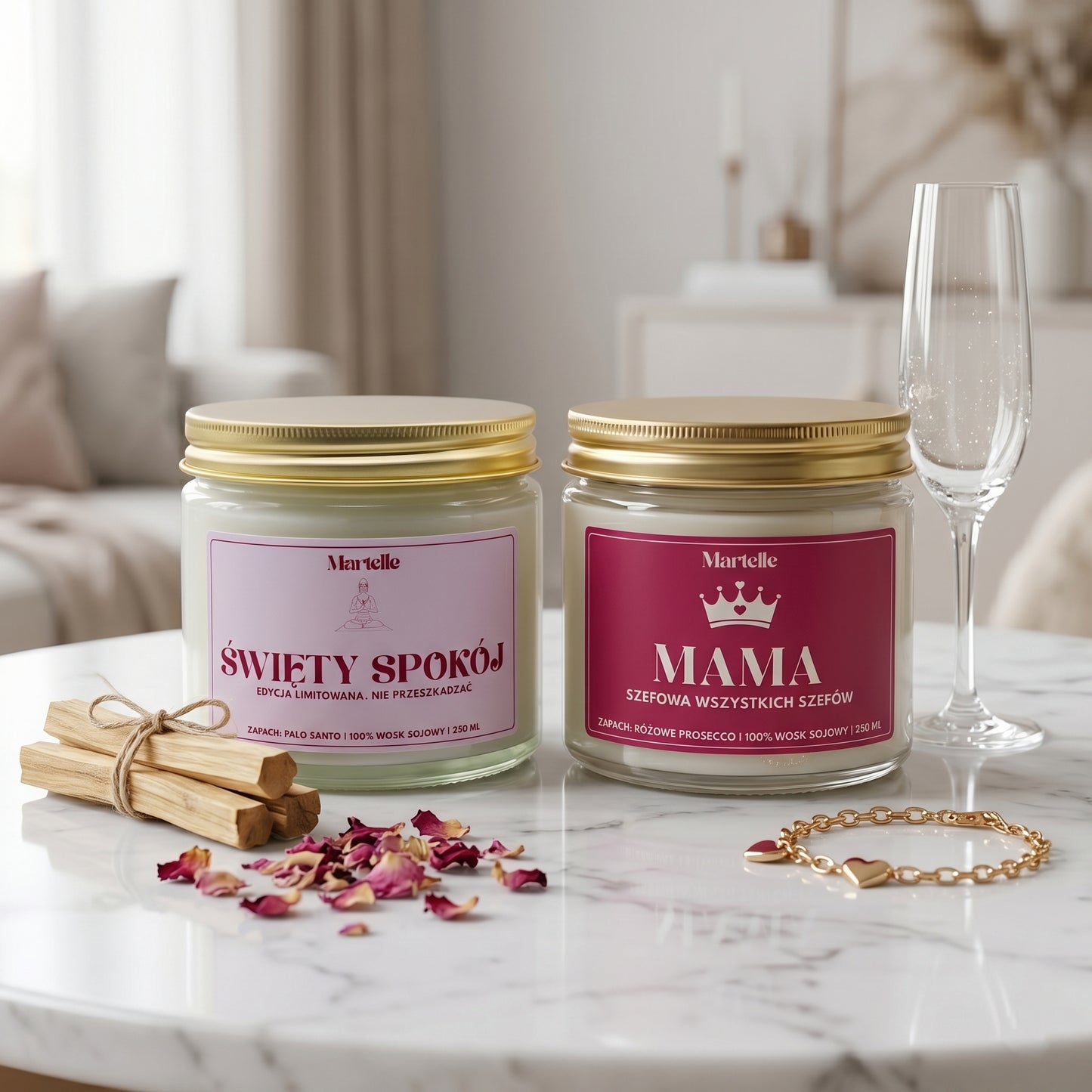 Zestaw Świec "Mama Ma Przerwę"