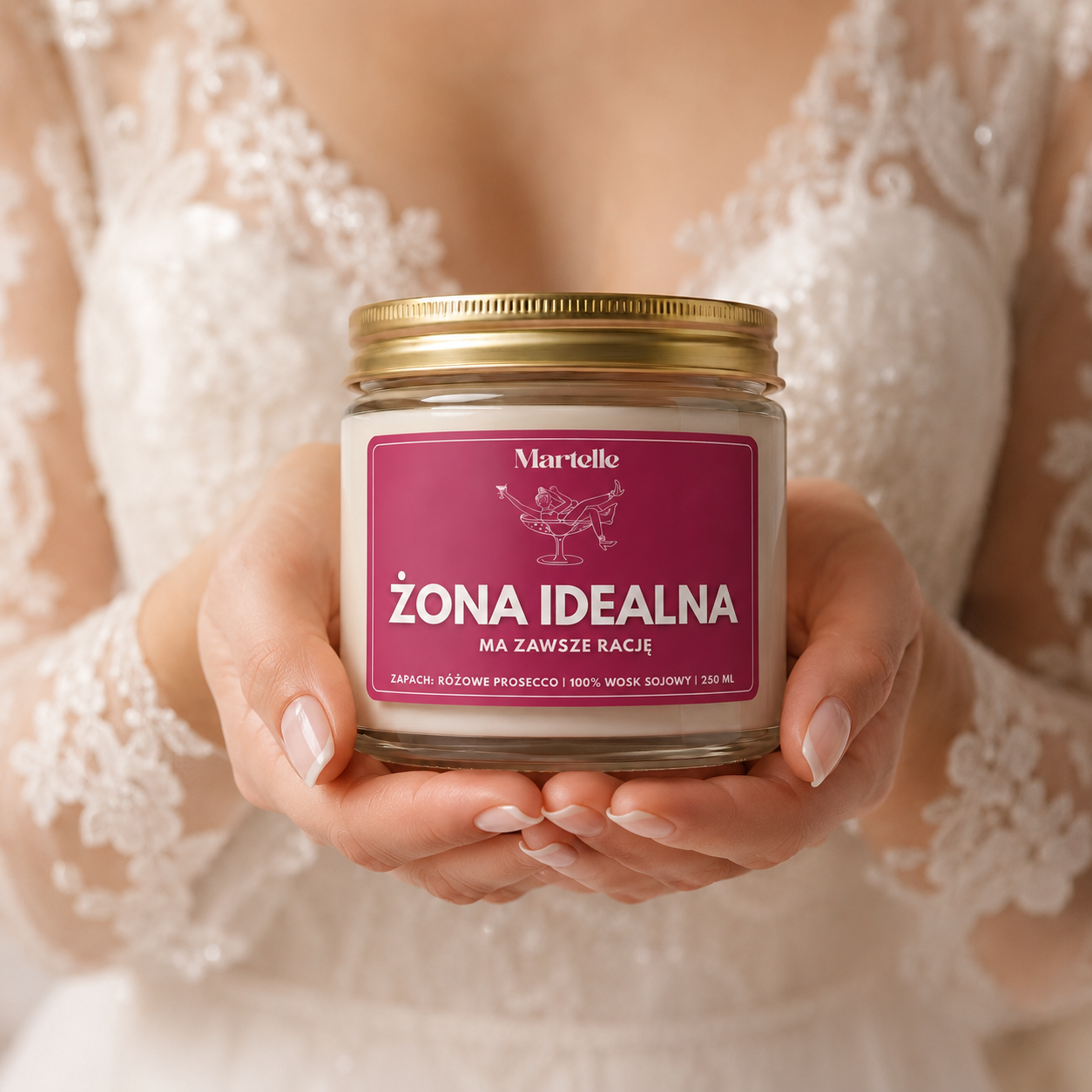 Żona idealna  - świeca sojowa (250 ml)