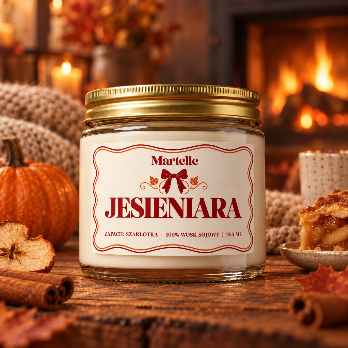 Jesieniara – świeca sojowa (250 ml)
