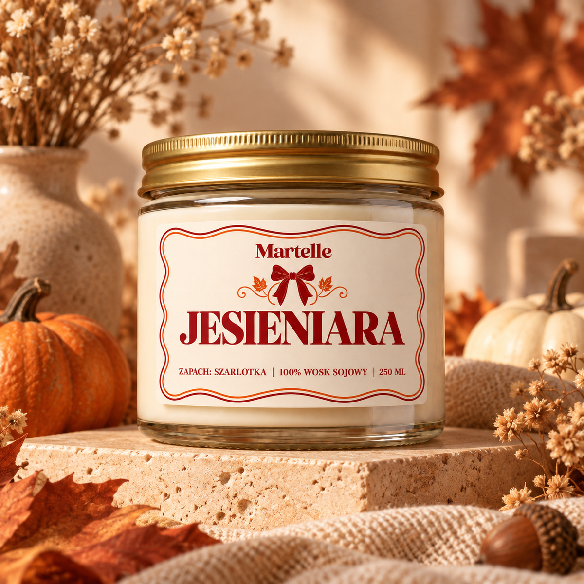 Jesieniara – świeca sojowa (250 ml)