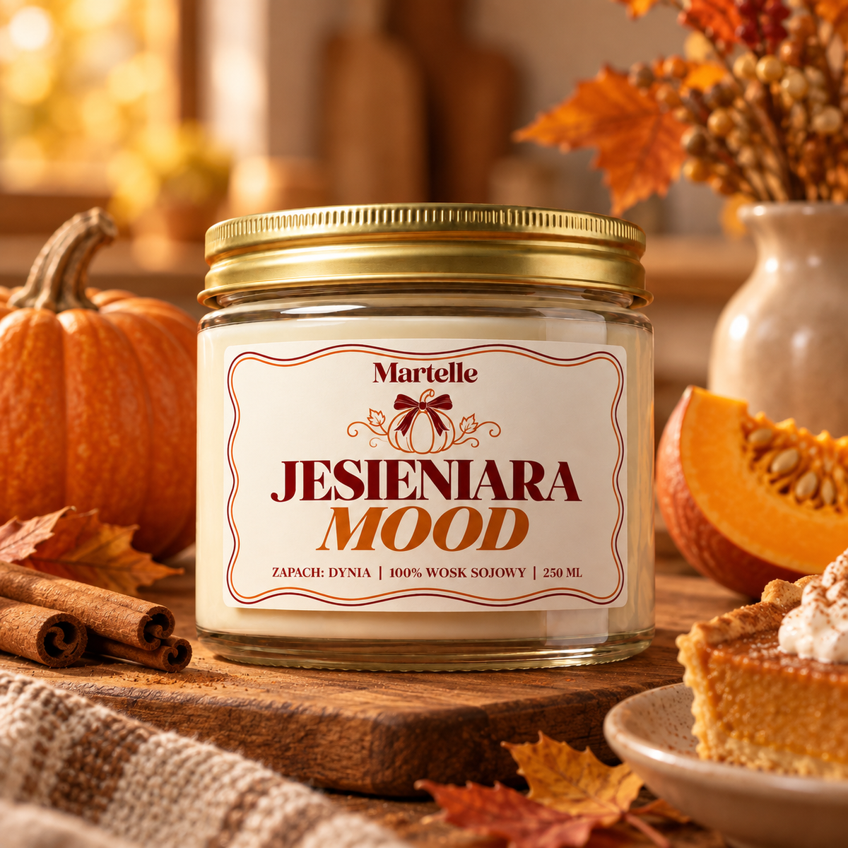 Jesieniara mood – świeca sojowa (250 ml)