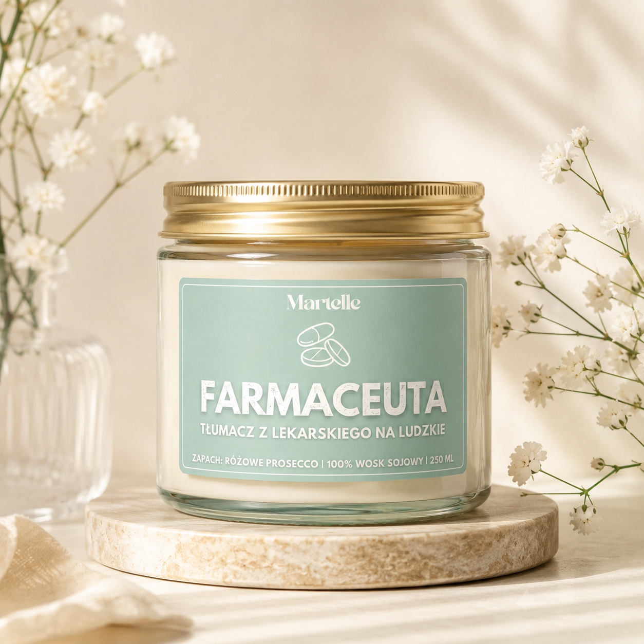 Farmaceuta - świeca sojowa (250 ml)
